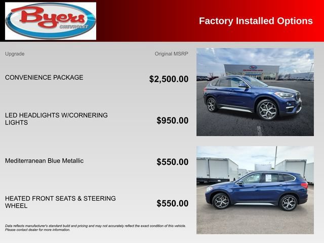 Used 2019 BMW X1 xDrive28i w/ Convenience Package AWD/4WD image 10
