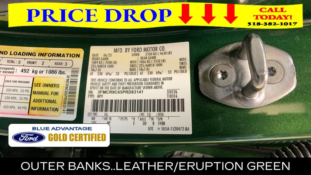 Certified 2023 Ford Bronco Sport Outer Banks AWD/4WD image 46