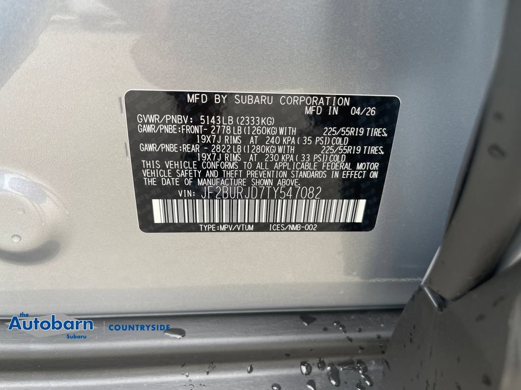 New 2026 Subaru Outback Touring XT AWD/4WD image 30