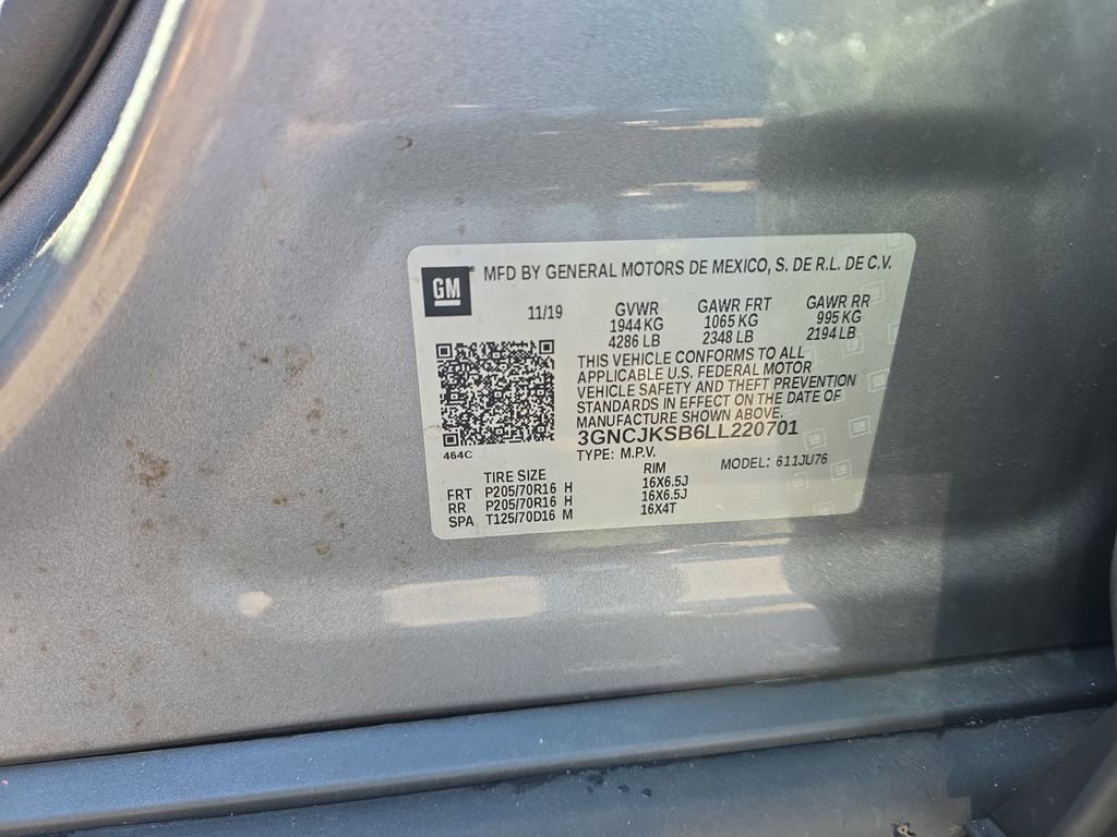 Used 2020 Chevrolet Trax LS w/ Tint and Cruise Package FWD image 25
