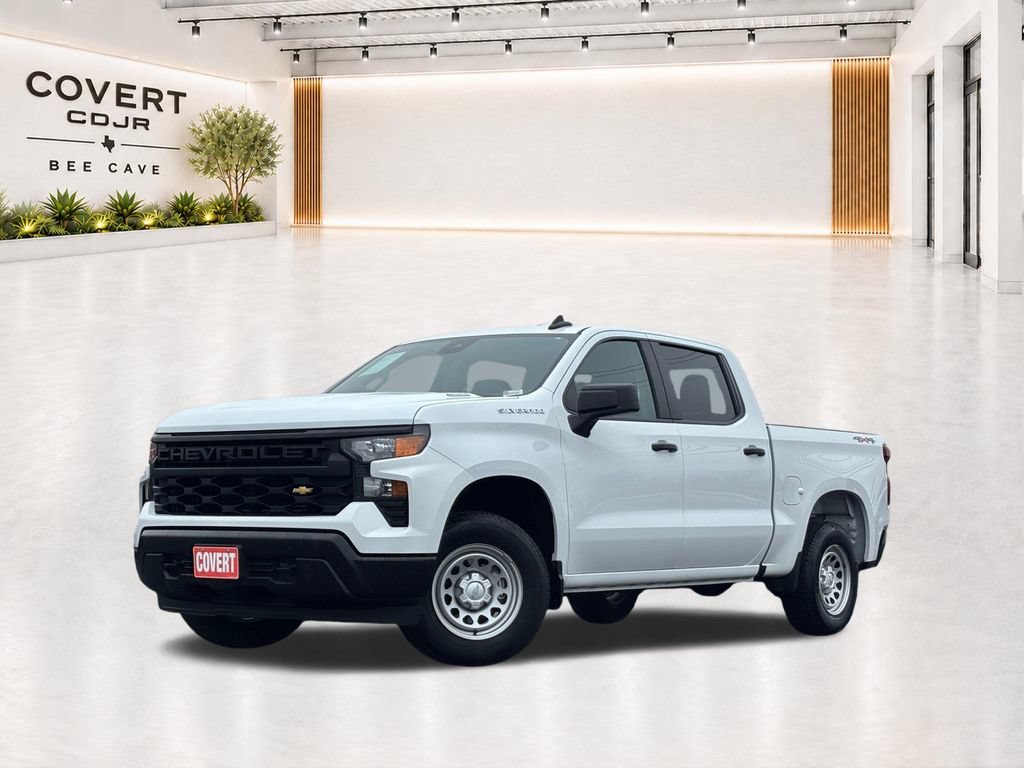 Used 2025 Chevrolet Silverado 1500 W/T w/ LPO, Dark Essentials Package AWD/4WD image 3