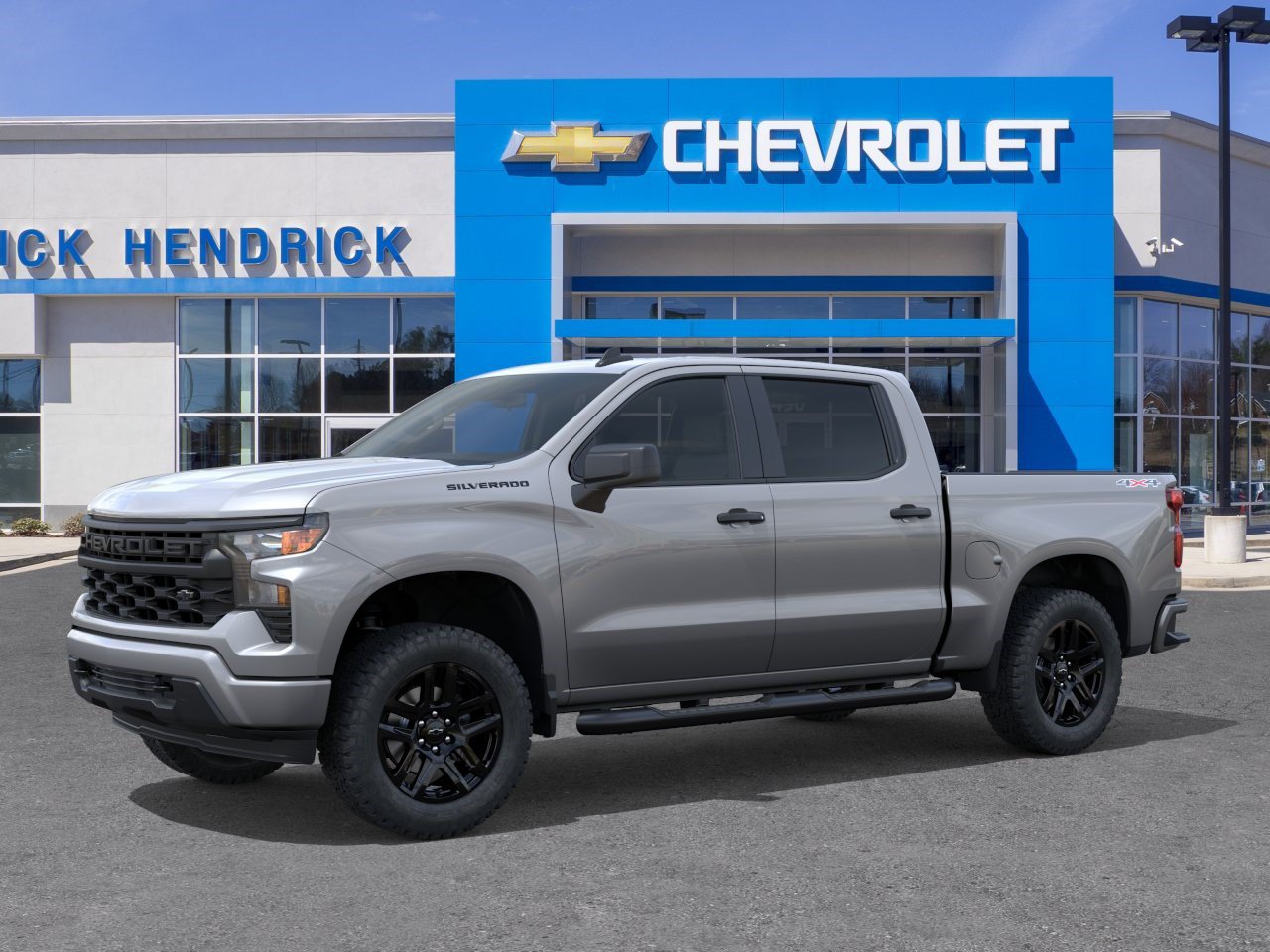 New 2026 Chevrolet Silverado 1500 Custom w/ Turbomax Blackout Package AWD/4WD image 3