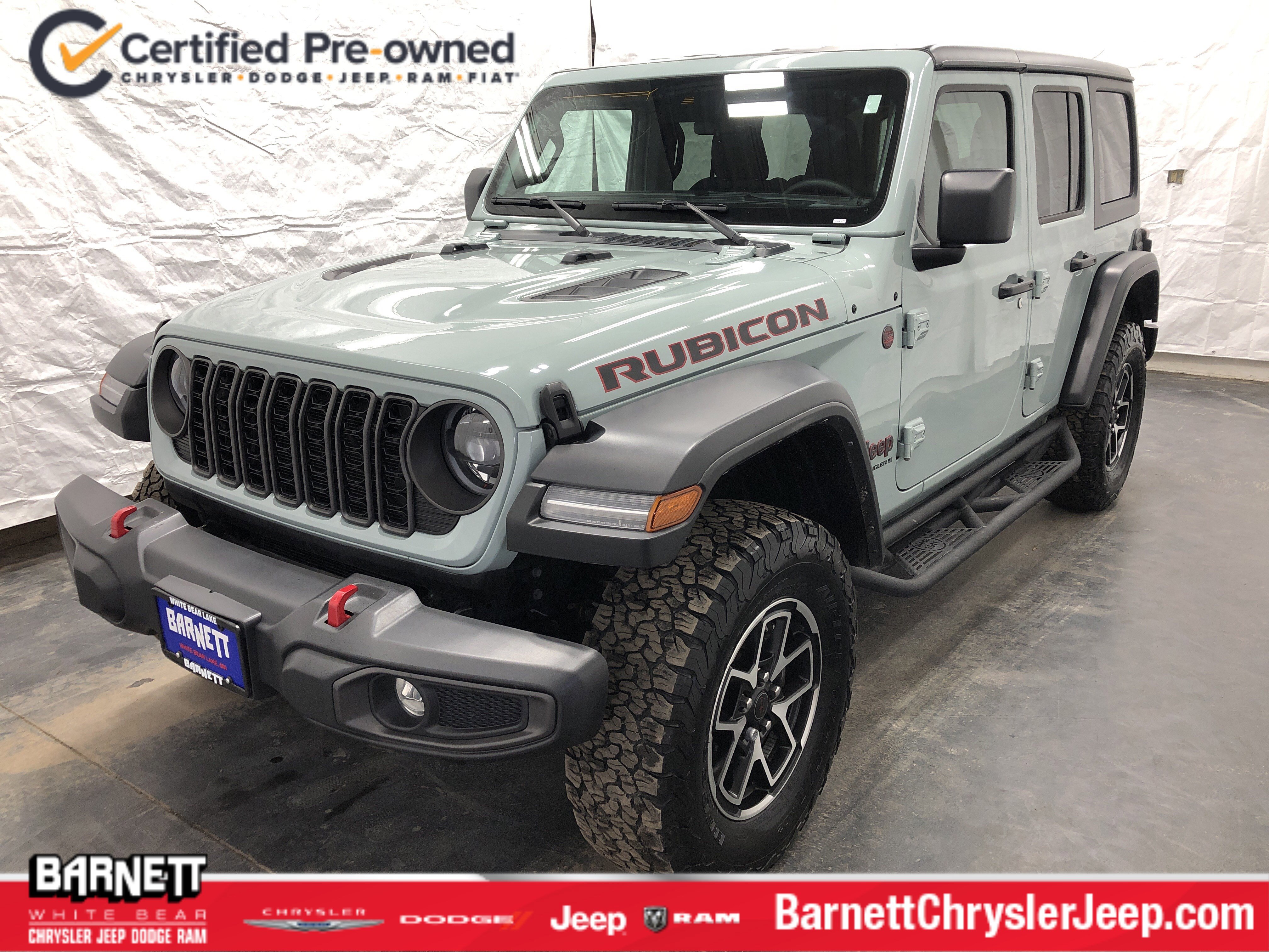 Certified 2024 Jeep Wrangler Unlimited Rubicon