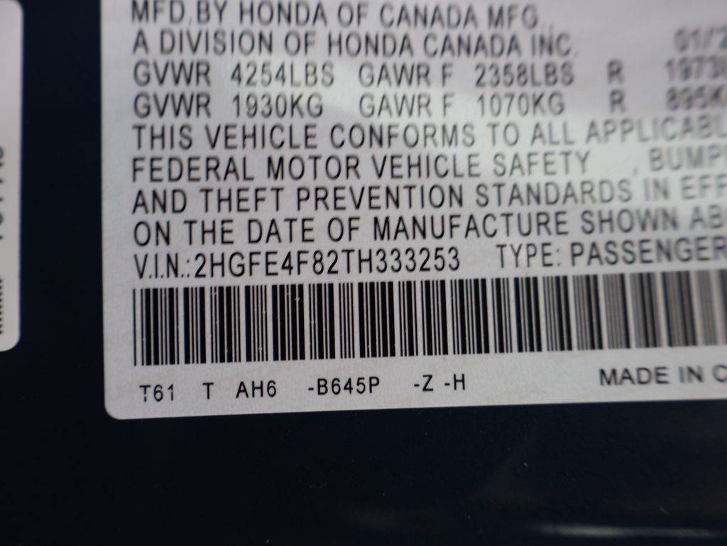 Certified 2026 Honda Civic FWD Hybrid Sedan image 33