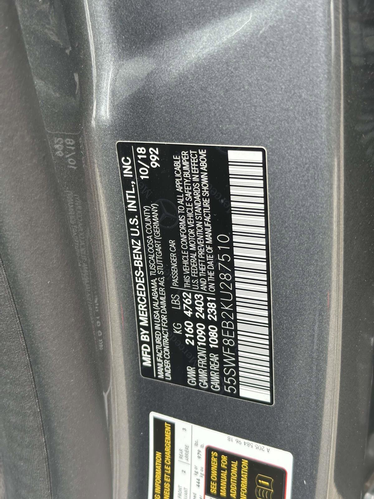 Used 2019 Mercedes-Benz C 300 4MATIC Sedan w/ Premium Package image 17