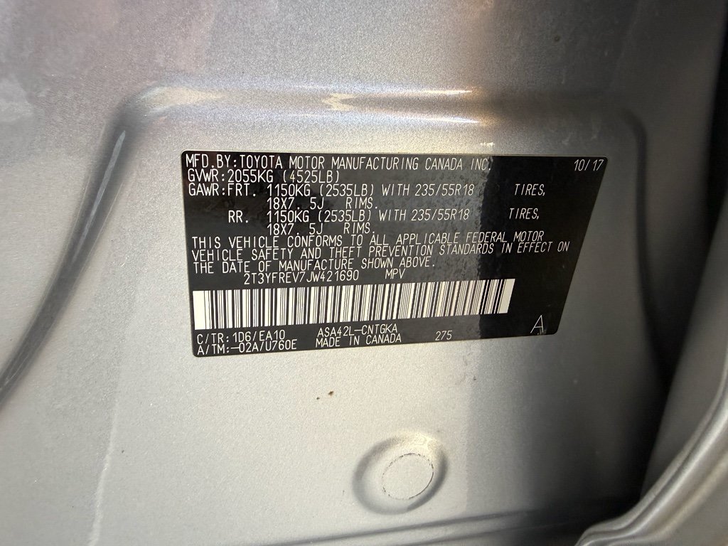Used 2018 Toyota RAV4 Limited FWD image 34