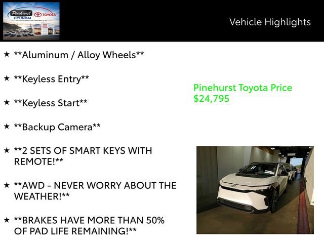 Used 2024 Toyota bZ4X AWD image 14