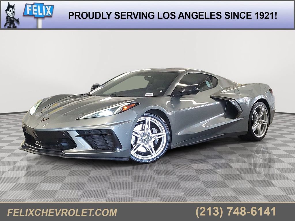 Used 2023 Chevrolet Corvette Stingray Premium Cpe w/ Z51 Performance Package RWD image 1