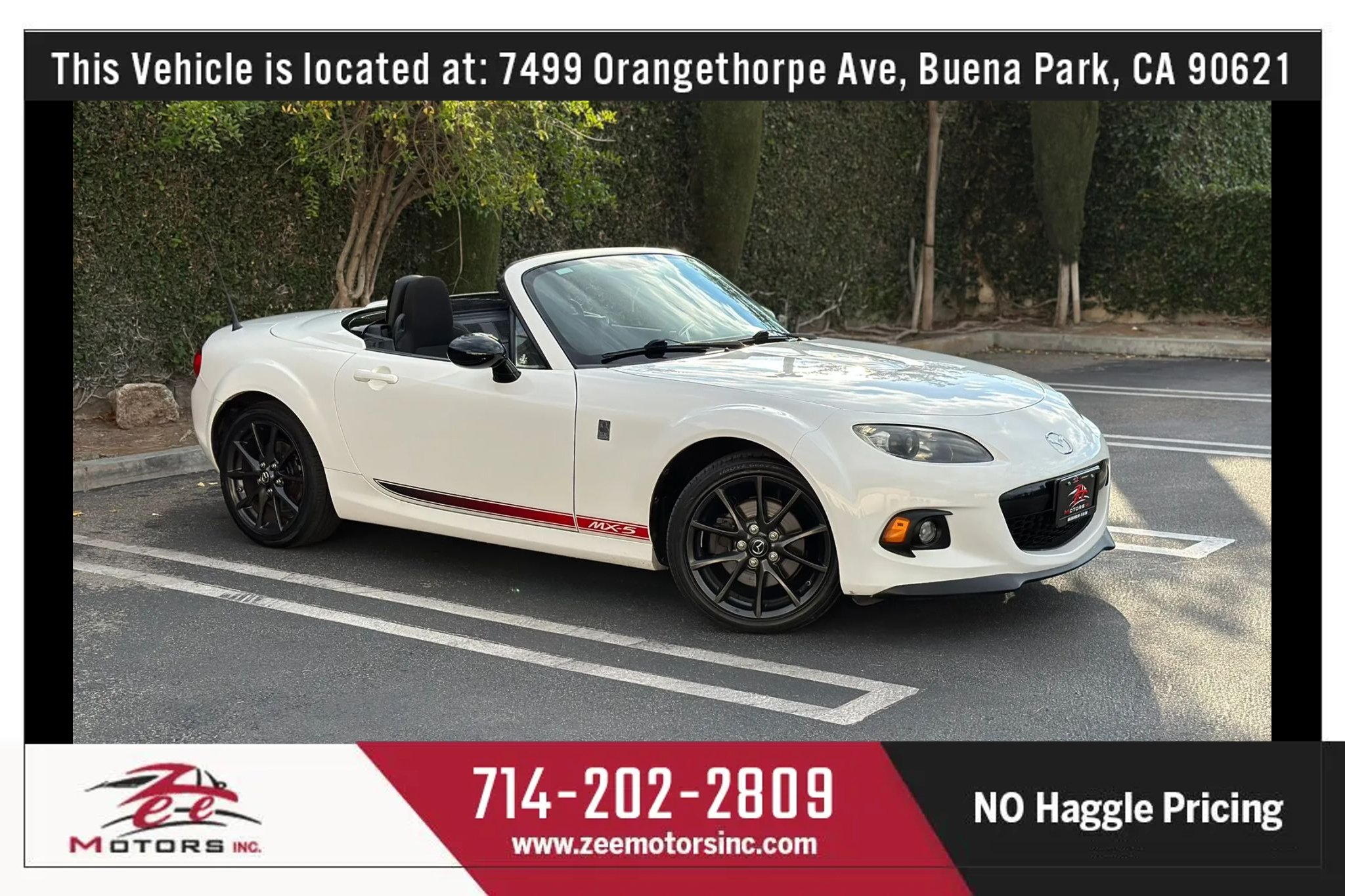 Used 2014 MAZDA MX-5 Miata Club RWD image 1