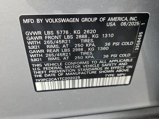 New 2026 Volkswagen Atlas Cross Sport SEL Premium R-Line image 10