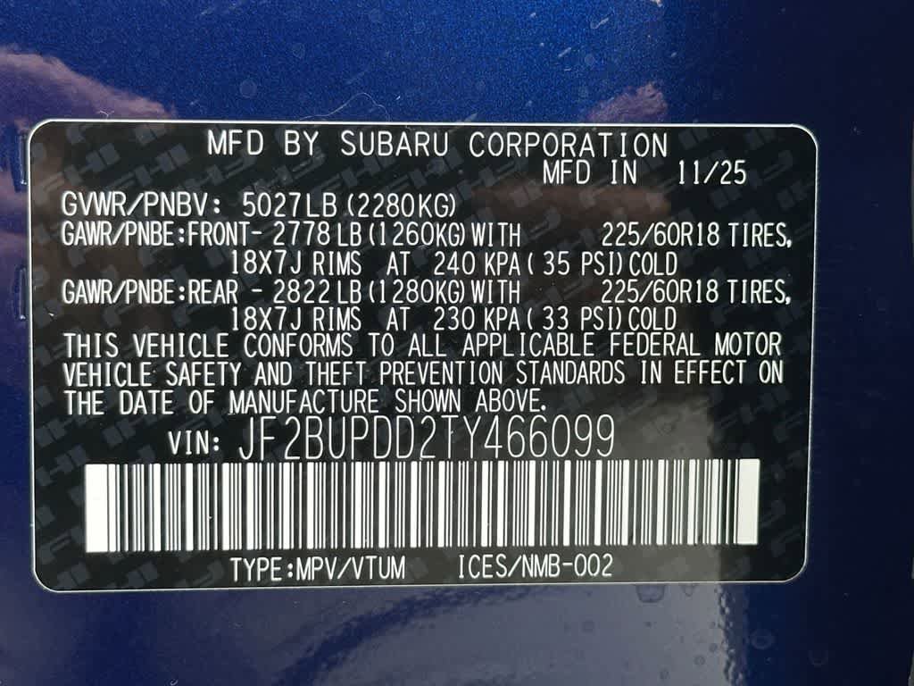New 2026 Subaru Outback Limited image 22