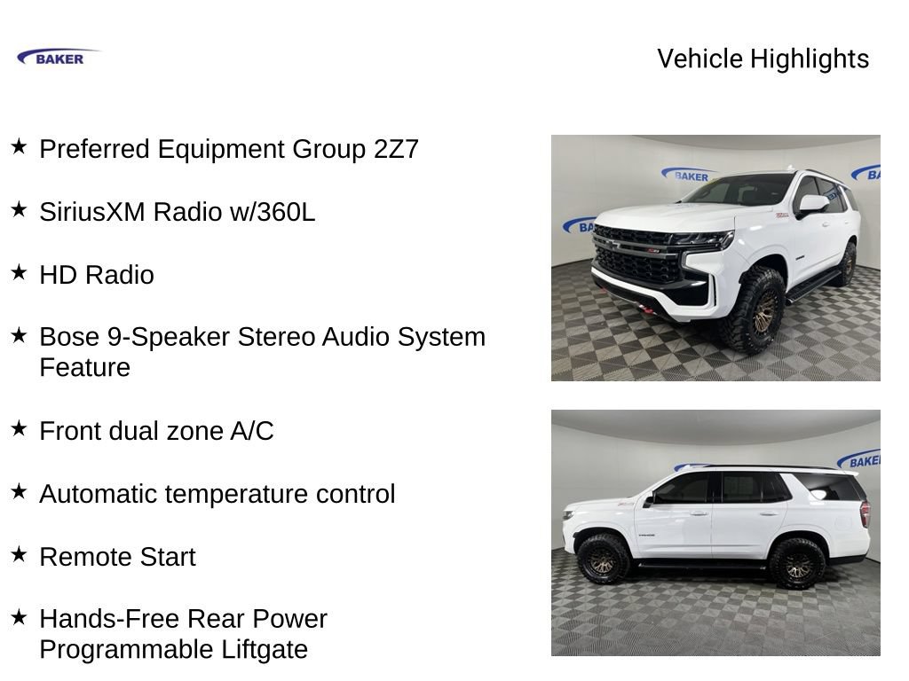 Certified 2021 Chevrolet Tahoe Z71 AWD/4WD image 4