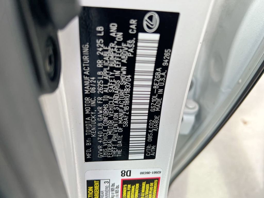 Certified 2024 Lexus ES 350 Ultra Luxury w/ Accessory Package (Z2) FWD image 23
