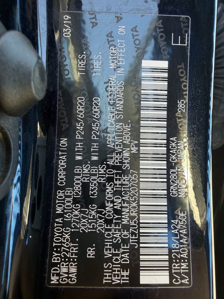 Used 2019 Toyota 4Runner Limited RWD image 29