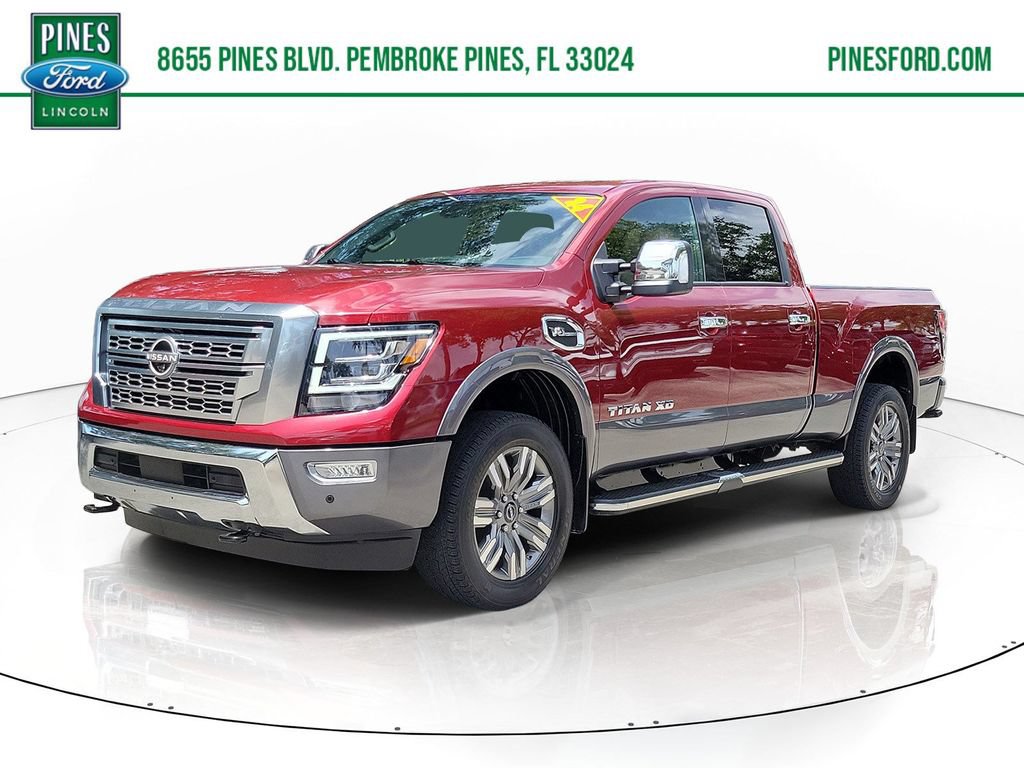 Used 2024 Nissan Titan Platinum Reserve w/ Moonroof Package AWD/4WD 360° Tour