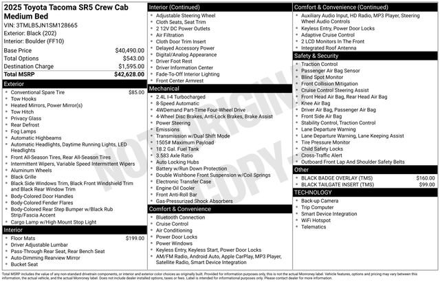 Used 2025 Toyota Tacoma SR5 AWD/4WD image 37