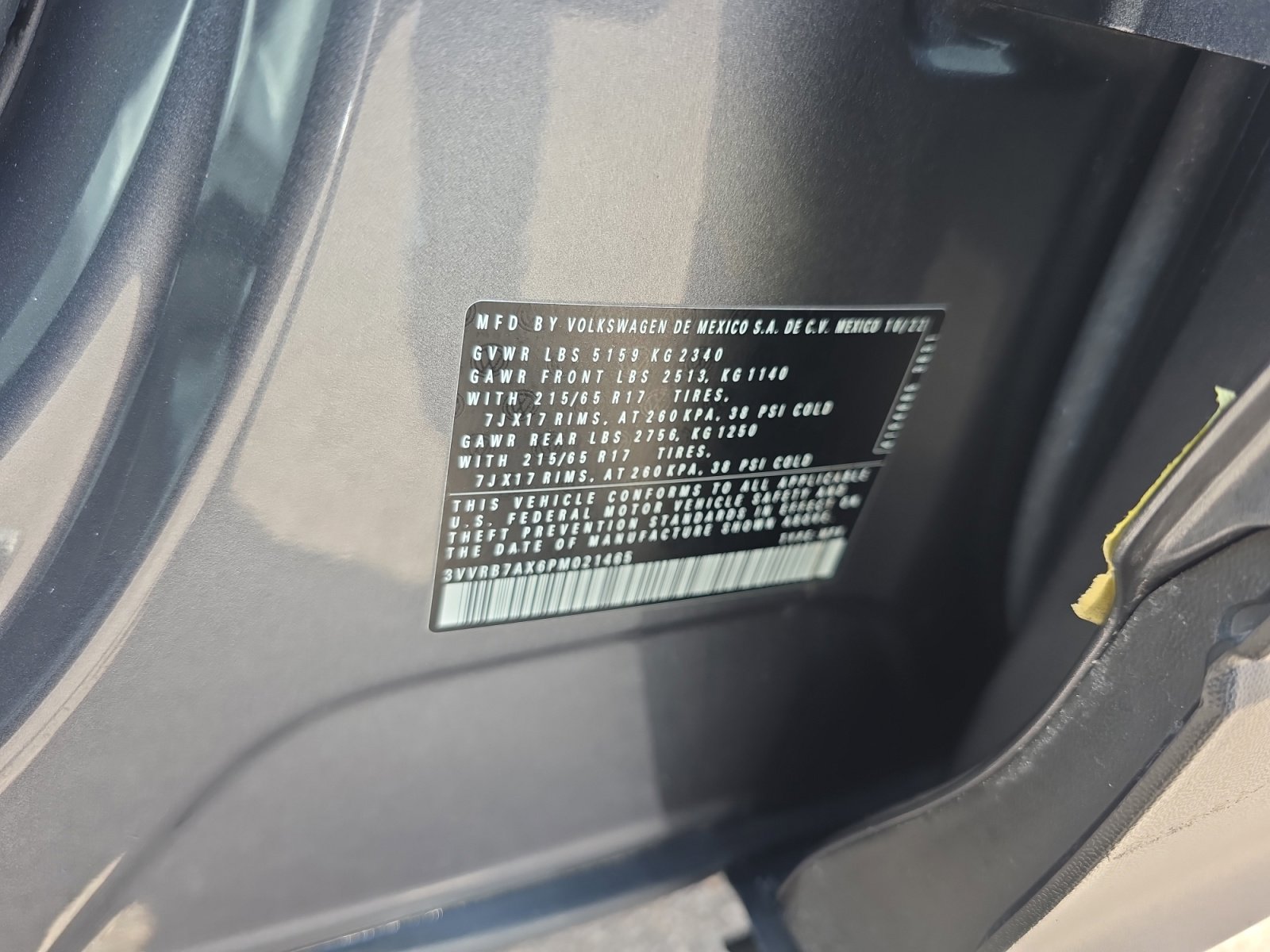 Certified 2023 Volkswagen Tiguan S image 25