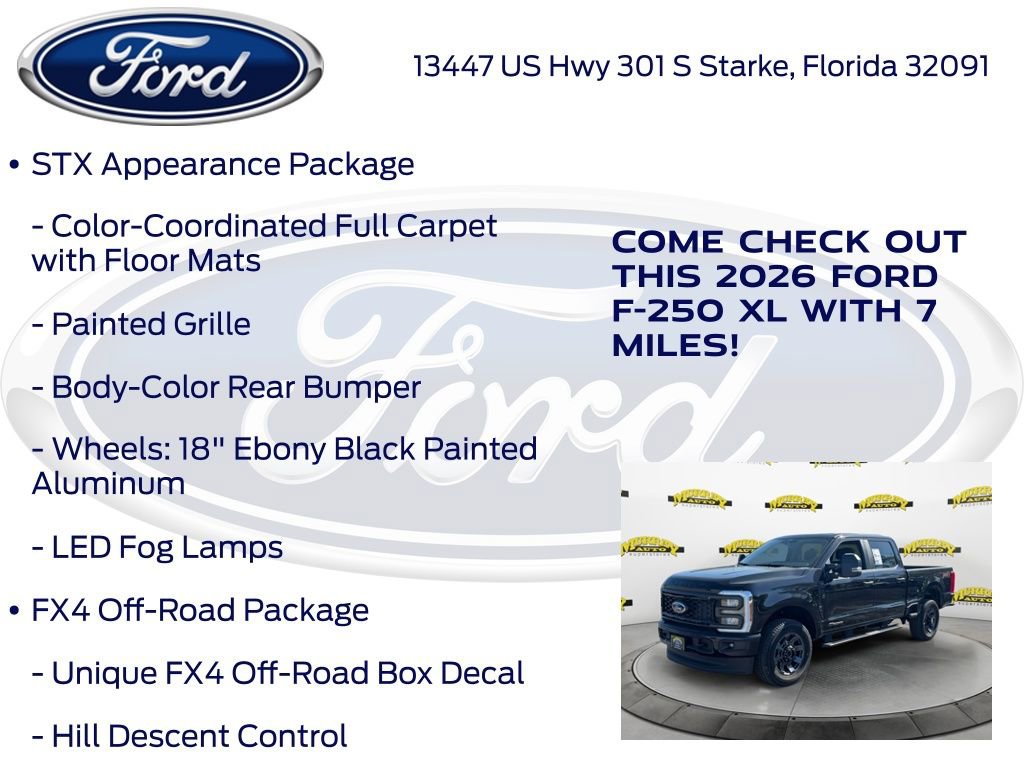 New 2026 Ford F250 XL w/ STX Appearance Package image 15