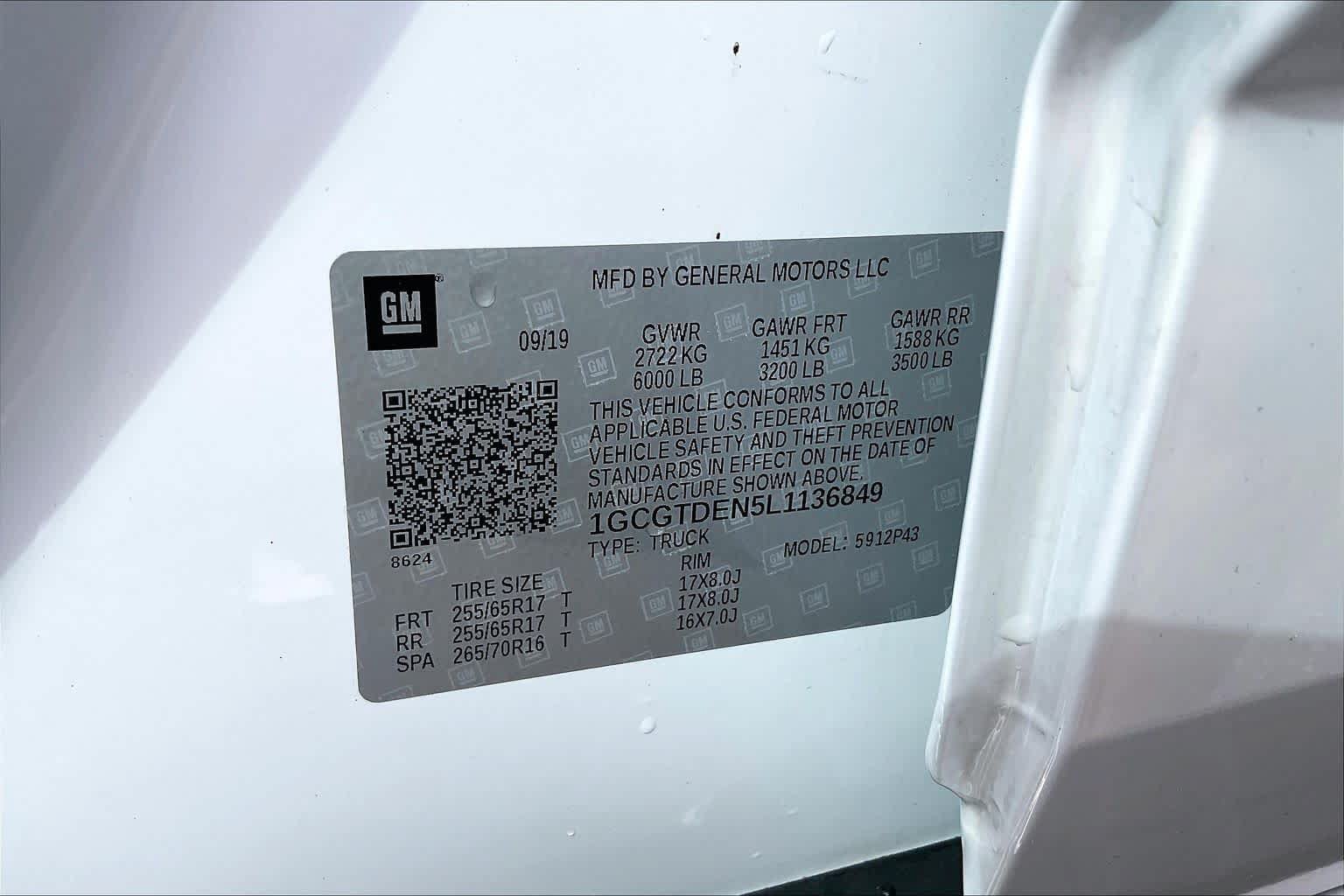 Certified 2020 Chevrolet Colorado Z71 AWD/4WD image 30