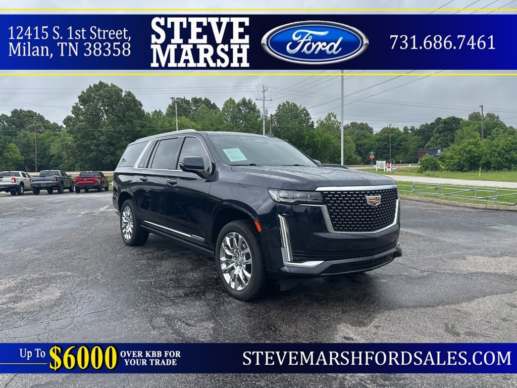 Used 2021 Cadillac Escalade ESV Premium Luxury Platinum w/ Heavy-Duty Trailer Package