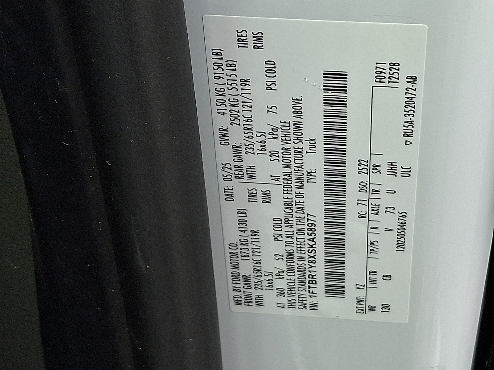 Certified 2025 Ford Transit 250 Low Roof w/ Exterior Upgrade Package RWD image 27