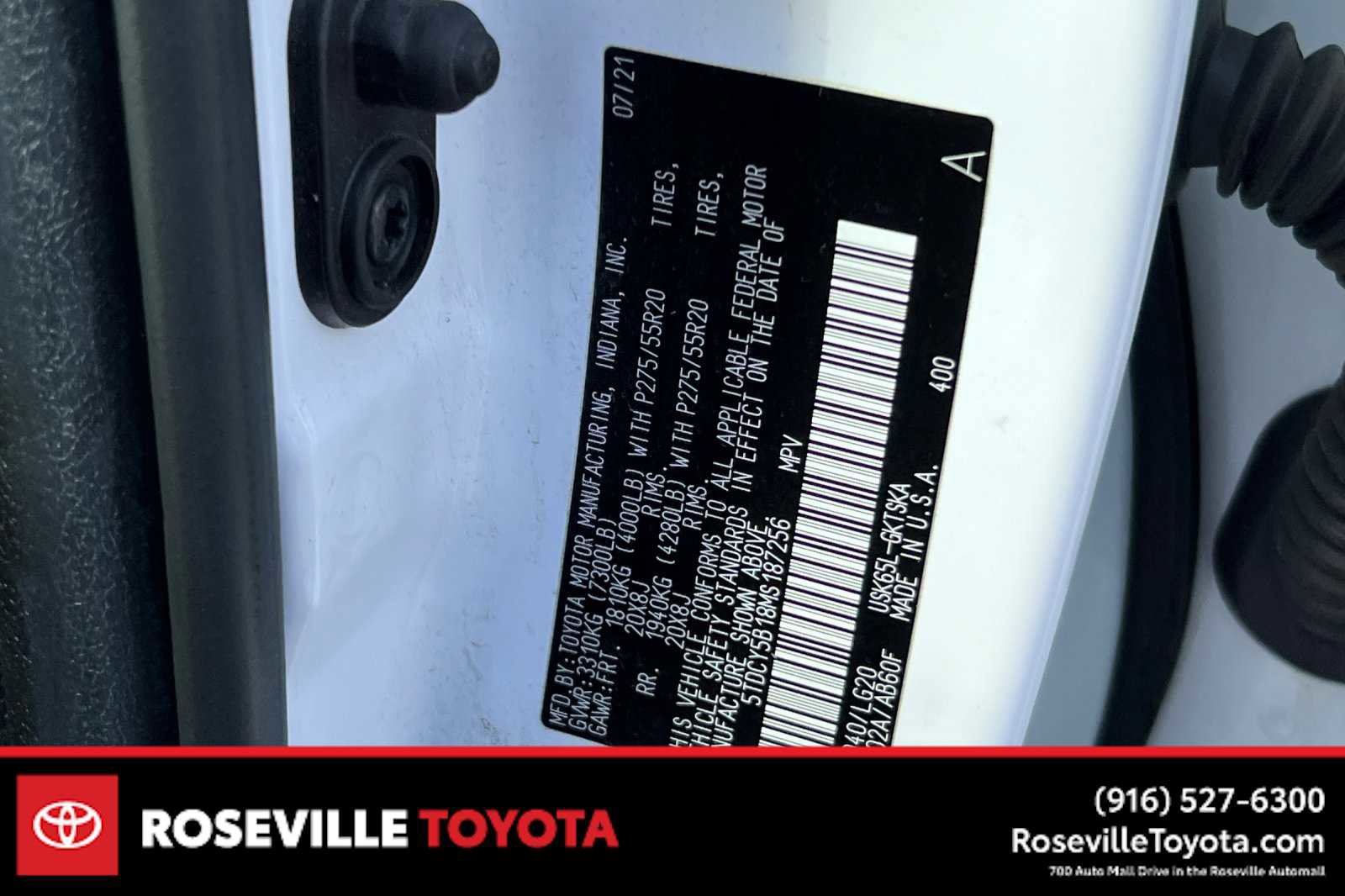 Certified 2021 Toyota Sequoia TRD Sport