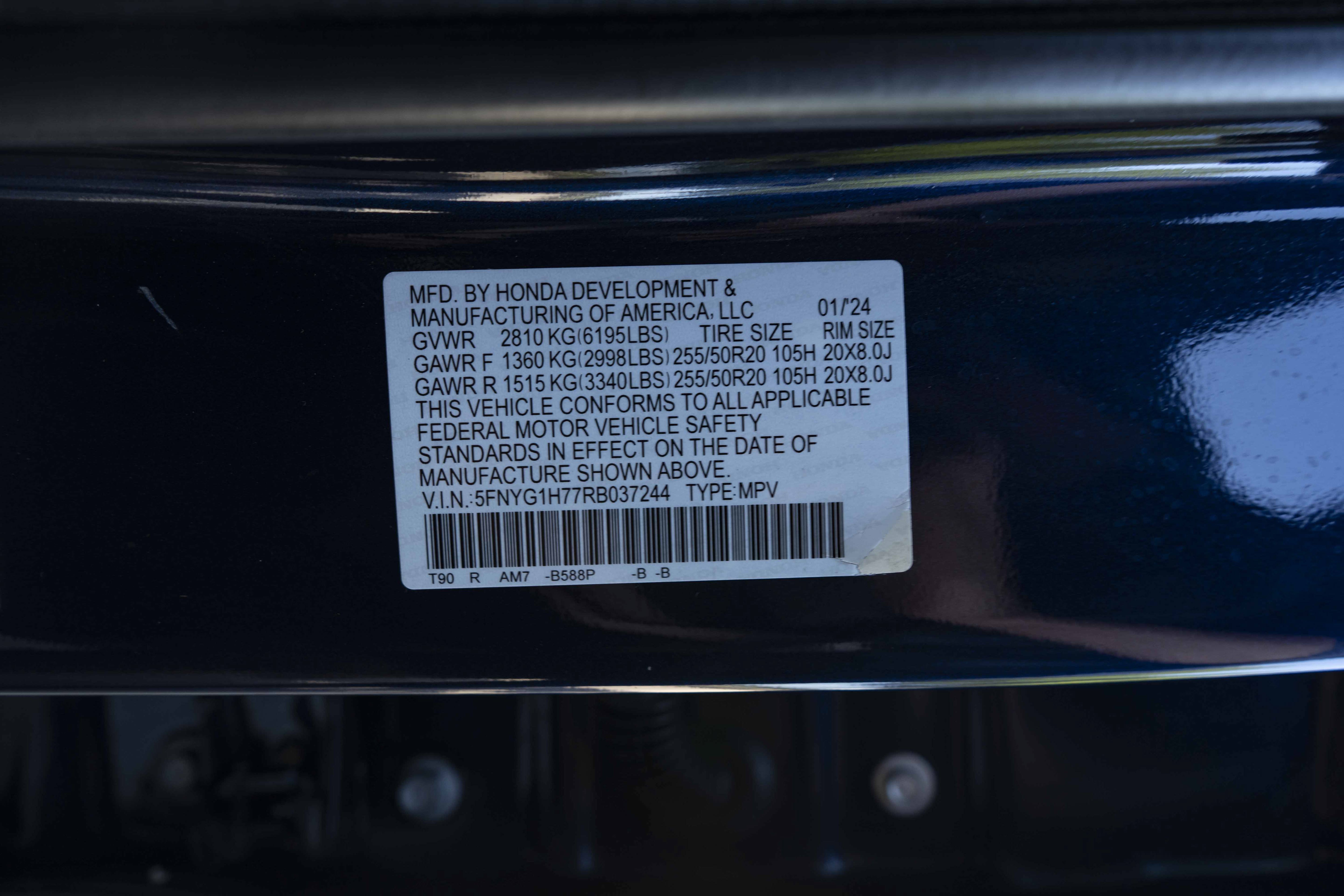 Certified 2024 Honda Pilot Touring image 49