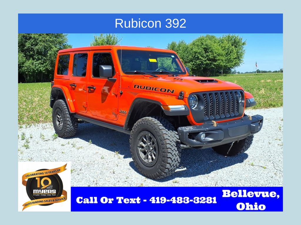 Used 2023 Jeep Wrangler Unlimited Rubicon 392 w/ Trailer Tow Package AWD/4WD image 1