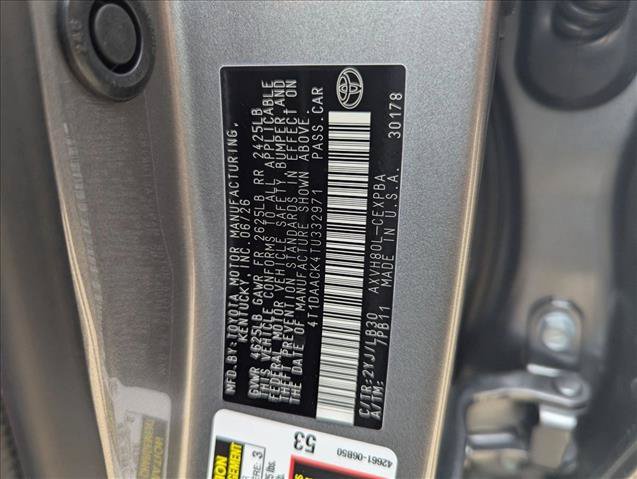 New 2026 Toyota Camry XSE FWD image 16