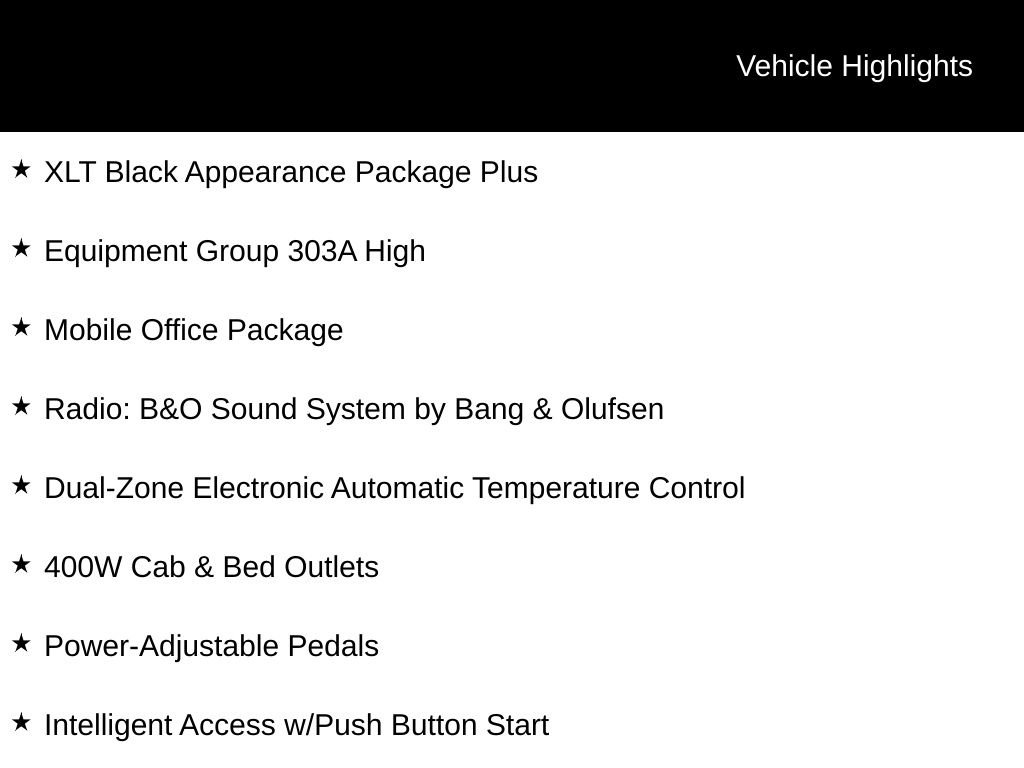 New 2025 Ford F150 XLT w/ Equipment Group 303A High image 3