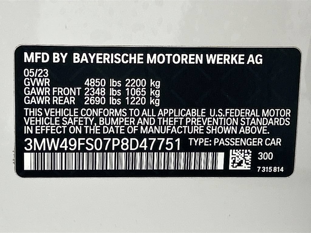Used 2023 BMW M340i w/ Premium Package RWD image 34