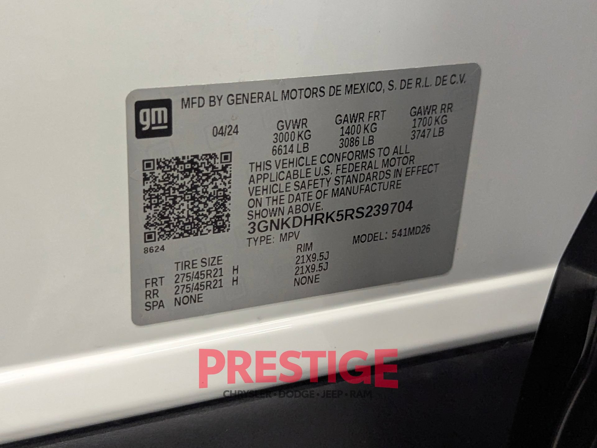 Used 2024 Chevrolet Blazer EV RS RWD image 34