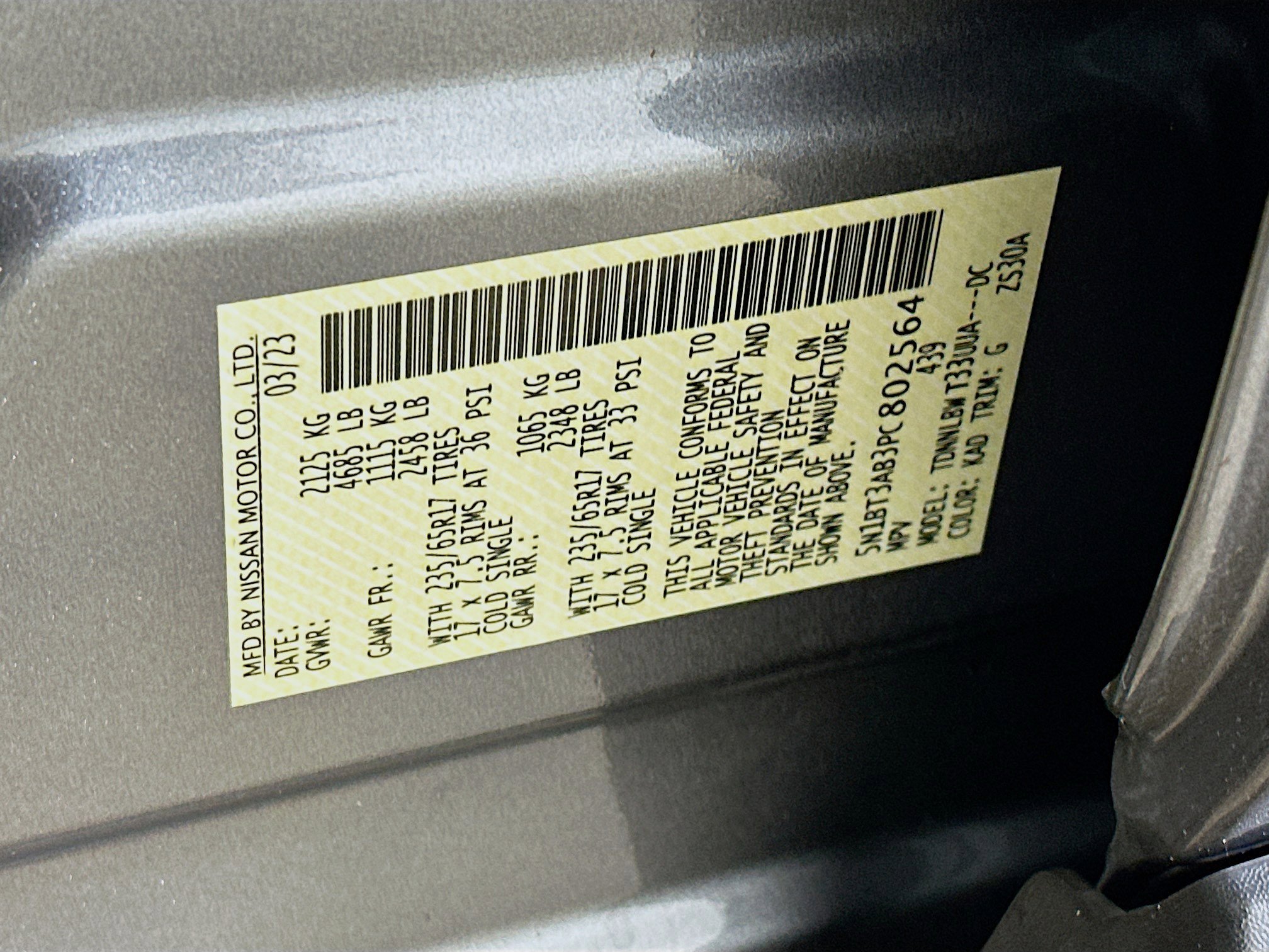 Used 2023 Nissan Rogue S AWD/4WD image 12