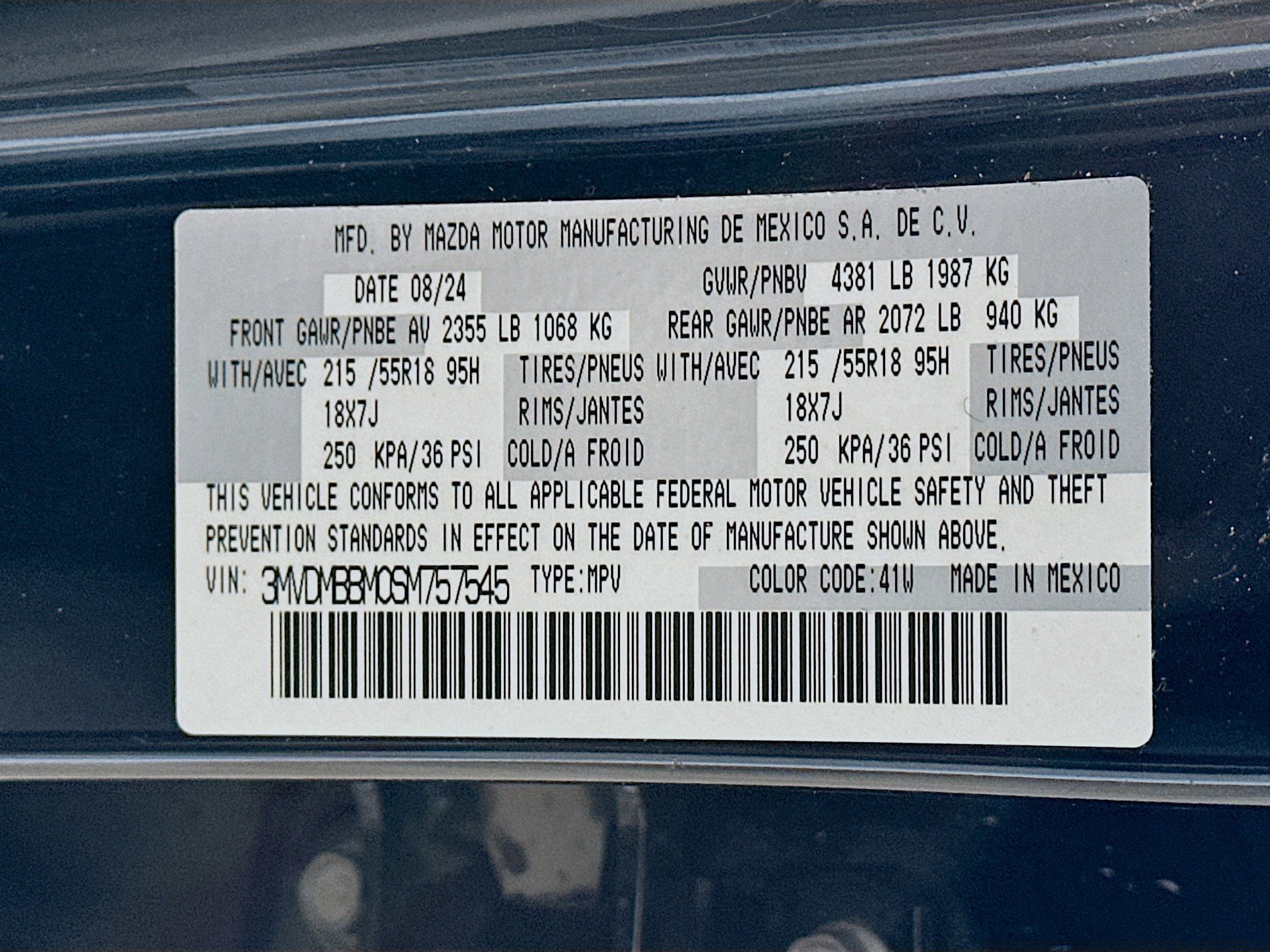 Used 2025 MAZDA CX-30 AWD 2.5 S w/ Select Sport Pkg image 12