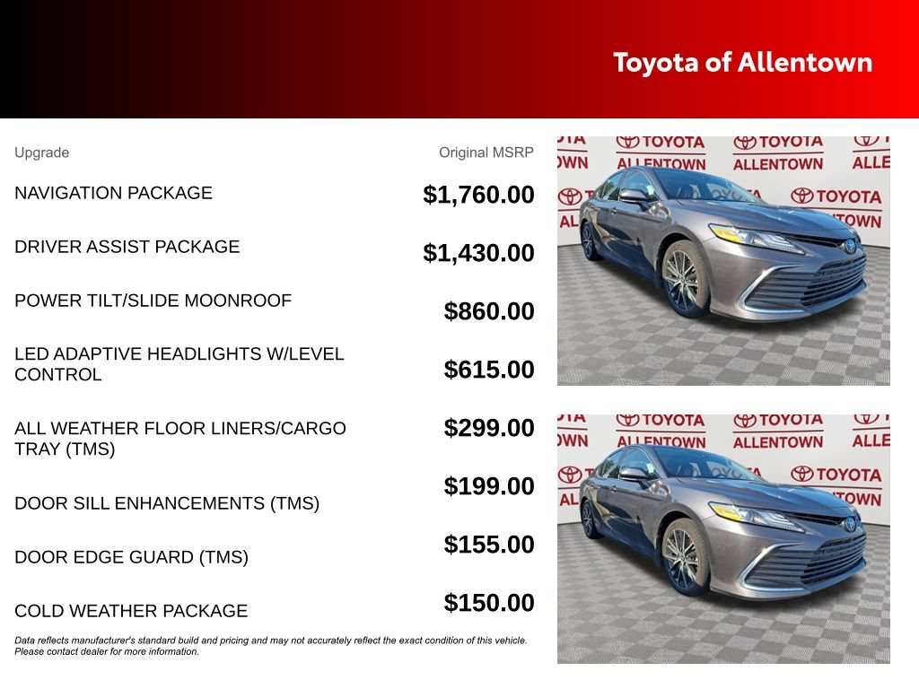 Used 2024 Toyota Camry XLE w/ Navigation Package FWD image 5