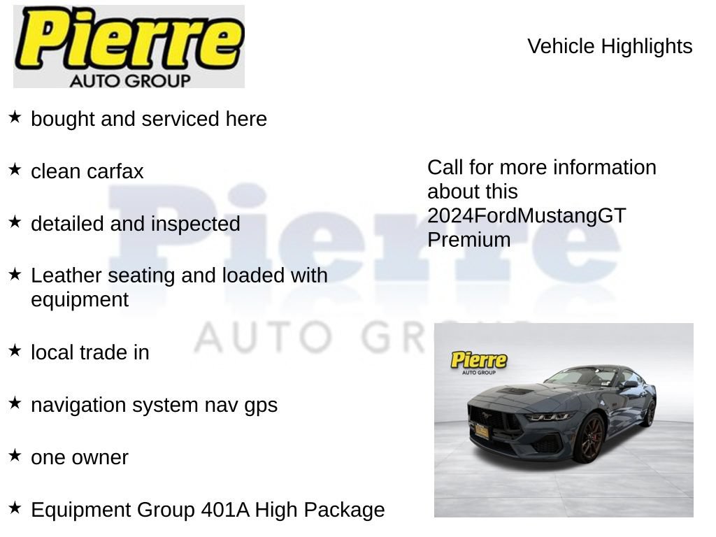 Certified 2024 Ford Mustang GT Premium RWD image 7