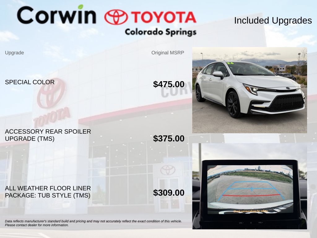 Used 2026 Toyota Corolla XSE FWD image 4
