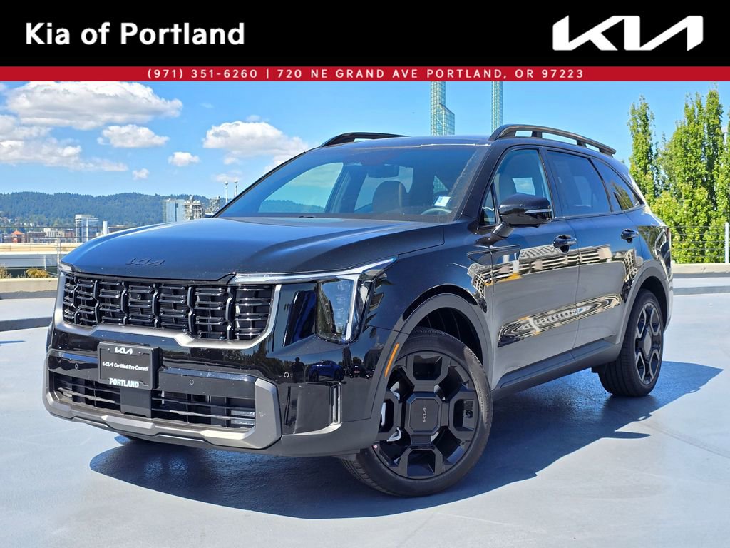 Certified 2025 Kia Sorento SX Prestige w/ Olive Brown Leather Package