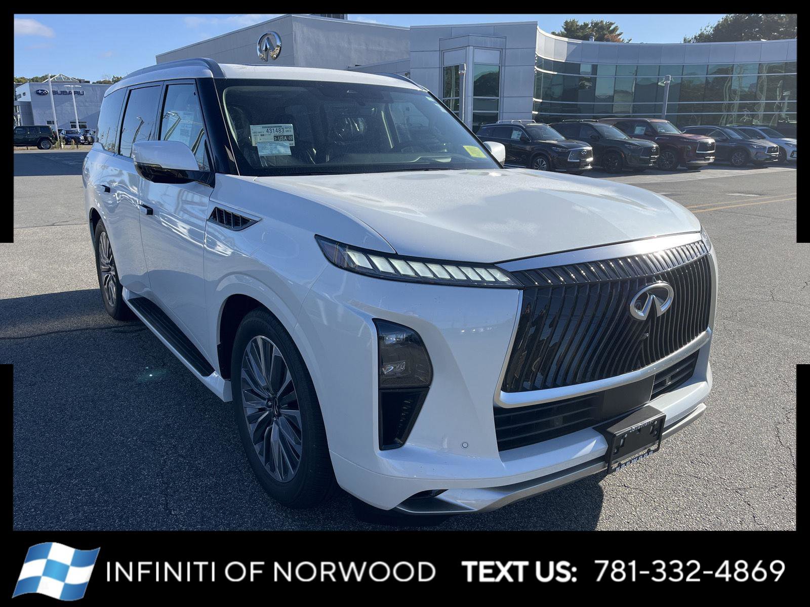 New 2026 INFINITI QX80 Luxe w/ Cargo Package