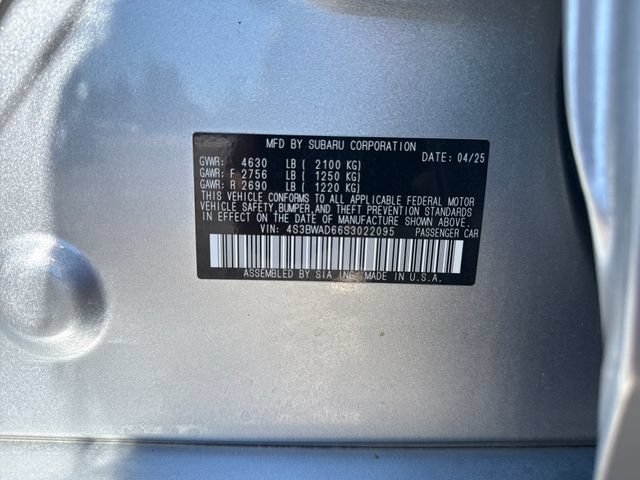 Used 2025 Subaru Legacy Premium AWD/4WD image 16