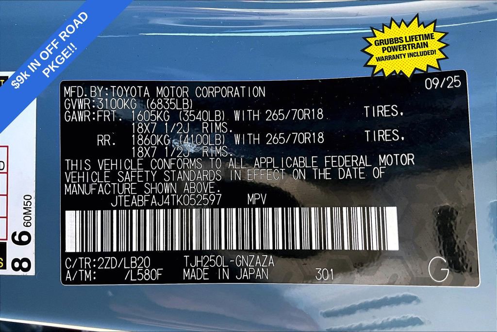 Used 2026 Toyota Land Cruiser w/ Premium Package image 43