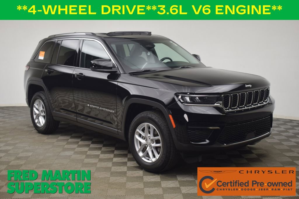 Certified 2023 Jeep Grand Cherokee Laredo w/ Luxury Tech Group I