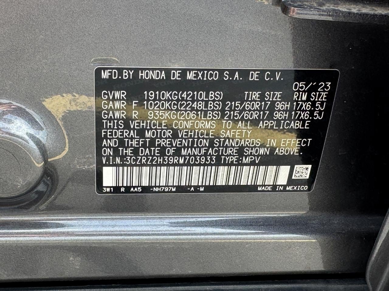 Used 2024 Honda HR-V LX image 26