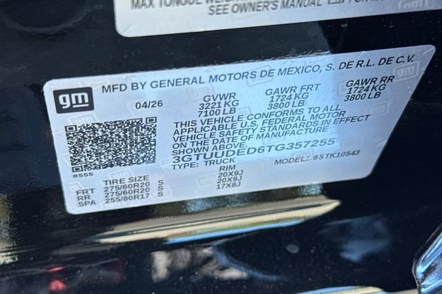 New 2026 GMC Sierra 1500 SLT w/ SLT Premium Plus Package AWD/4WD image 34