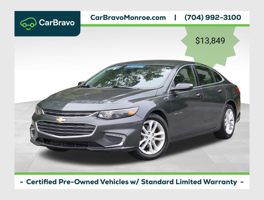 Certified 2017 Chevrolet Malibu LT FWD 360° Tour