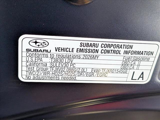 Certified 2026 Subaru Impreza 2.0i Sport AWD/4WD image 22