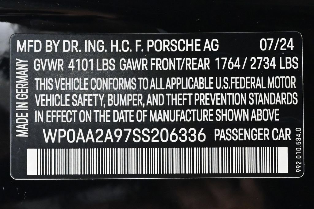 Used 2025 Porsche 911 Carrera w/ Sport Chrono Package image 29