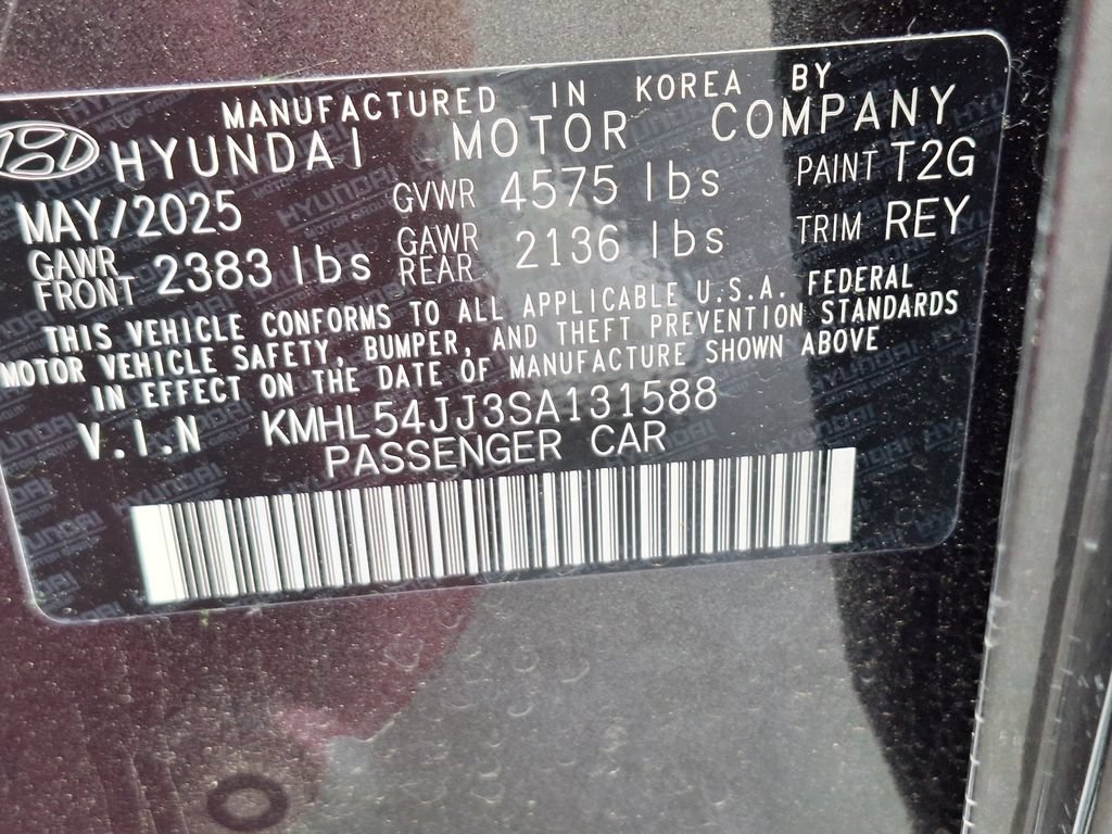 New 2025 Hyundai Sonata Limited FWD image 35