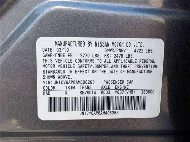 Used 2010 INFINITI G37 Journey w/ Premium Pkg RWD image 24