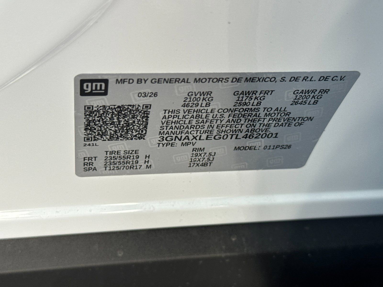 New 2026 Chevrolet Equinox RS FWD image 32
